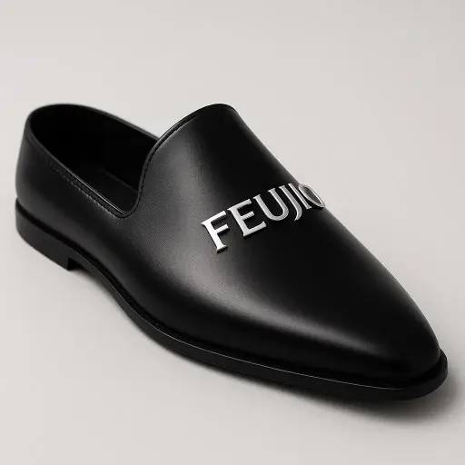 Chaussures en cuir noir